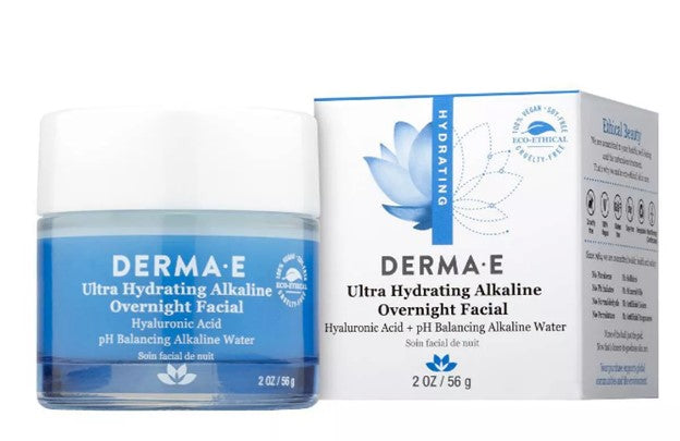 Derma-E Ultra Hydrating Alkaline Overnight Facial 2 Oz
