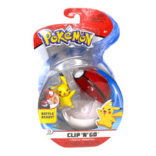 Load image into Gallery viewer, Pikachu + premier ball Pokémon Clip n&#39; Go Battle Ready
