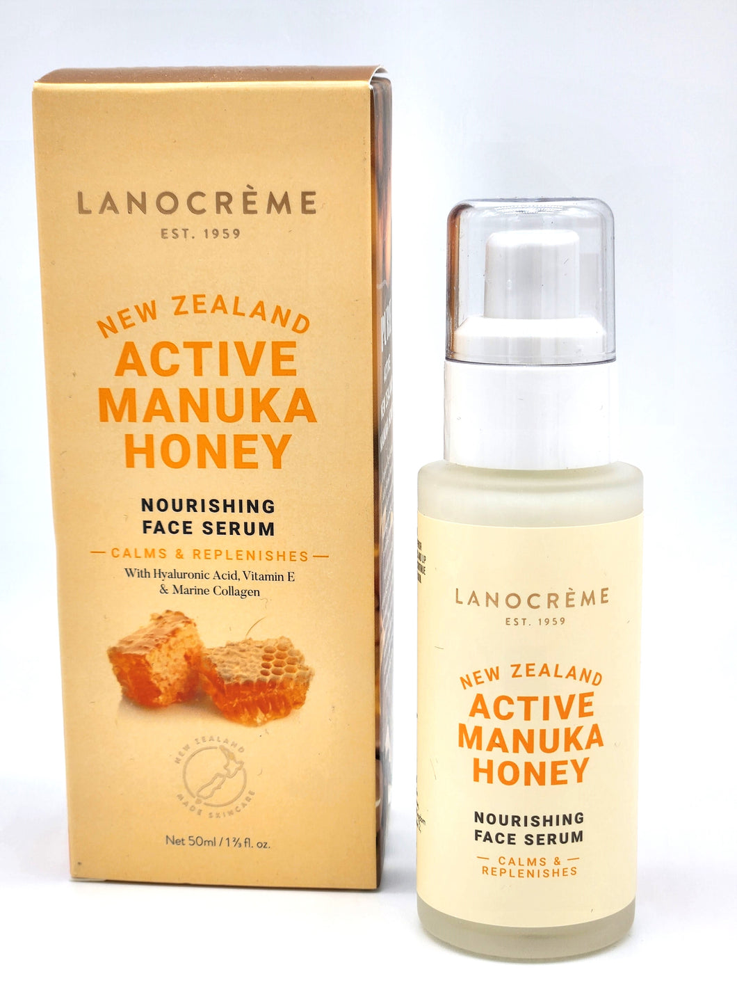 Lanocreme Active Manuka honey Nourishing face serum - 50 ml