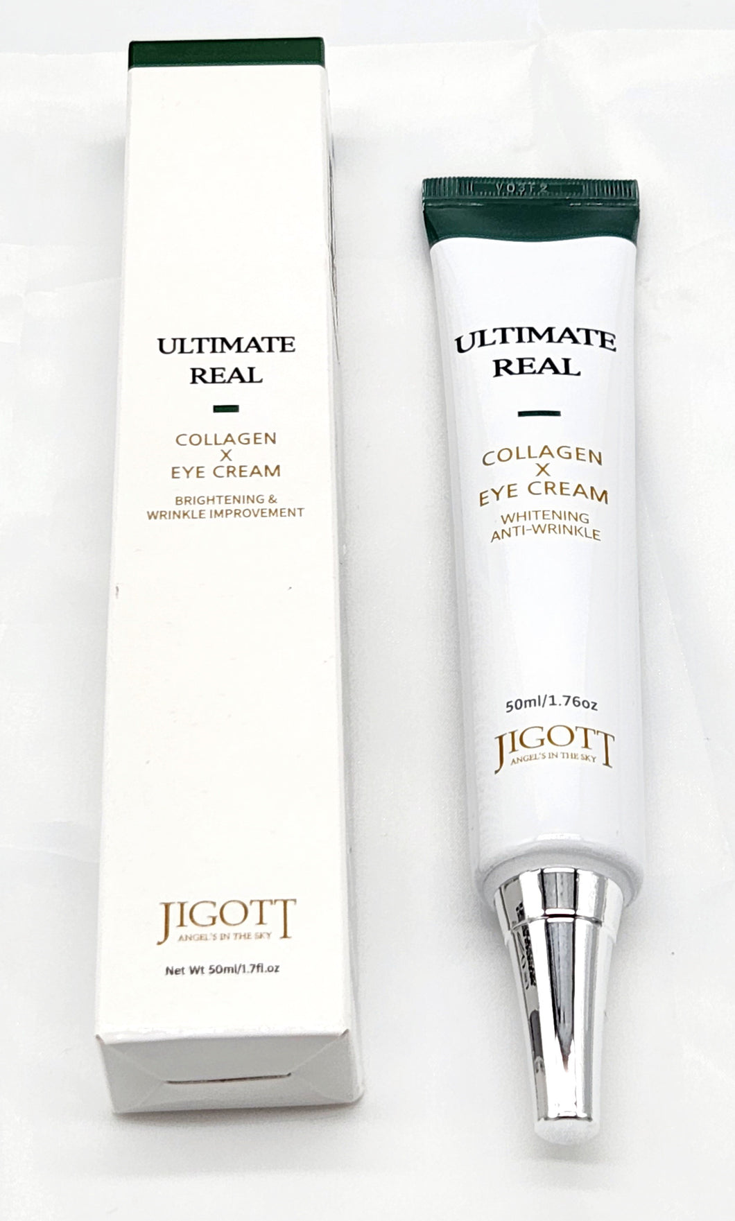 Jigott Ultimate Real Collagen X Eye Cream brightening and wrinkle improvement