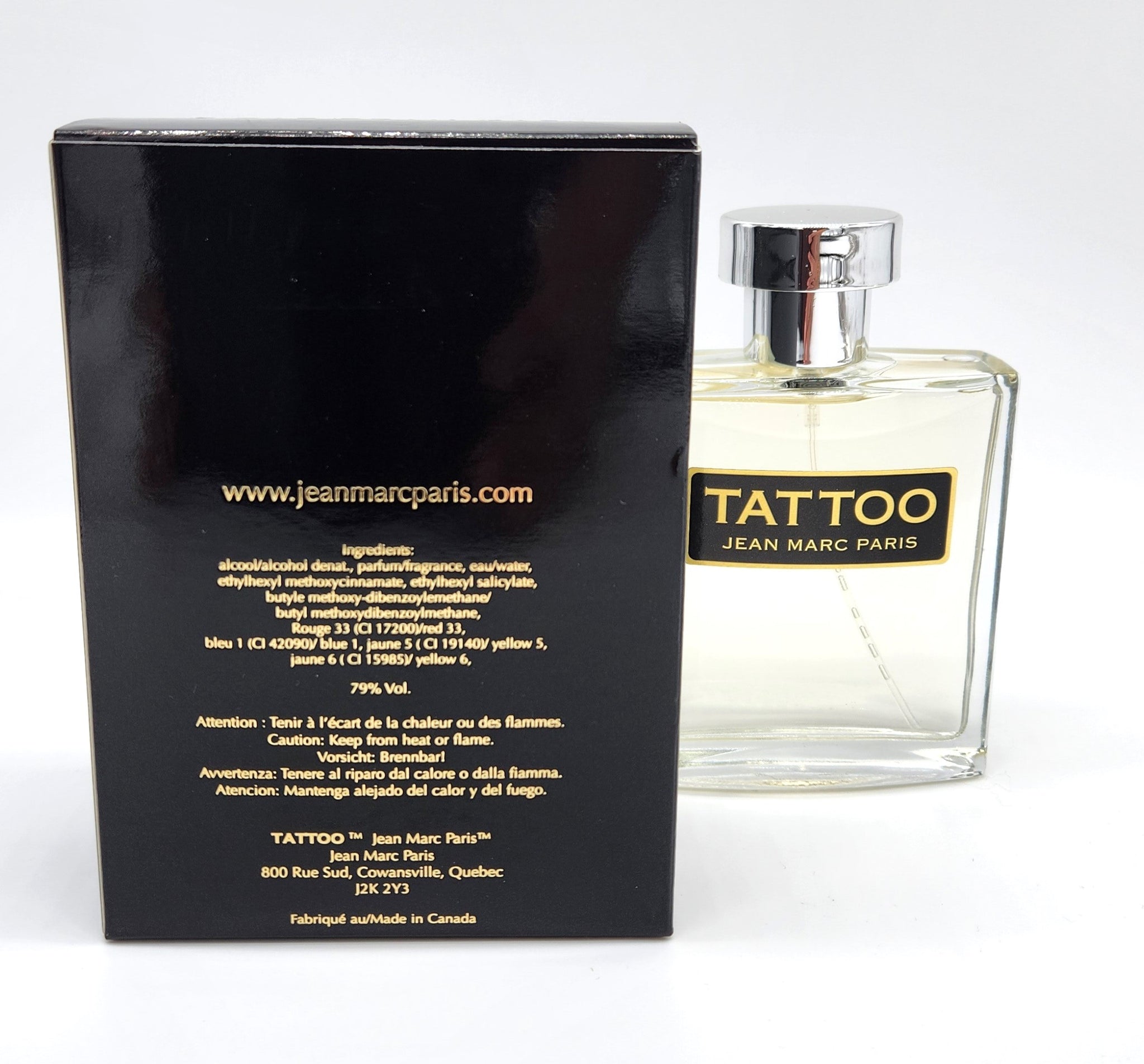 TATTOO EDT Spray for Men by Jean Marc Paris 100 ml – WZ eStore