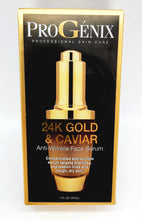 Load image into Gallery viewer, PROGENIX 24K Gold and Caviar Anti-wrinkle Face Serum
