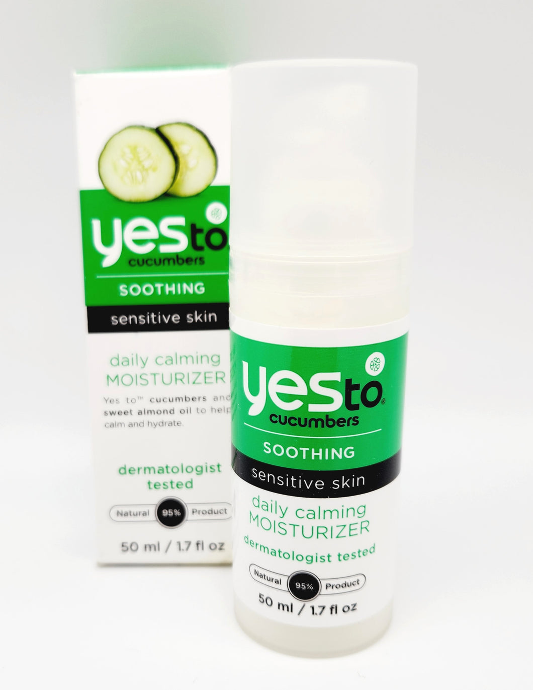 Yes to Cucumbers Daily calming moisturizer for Sensitive skin 1.7 Fl Oz