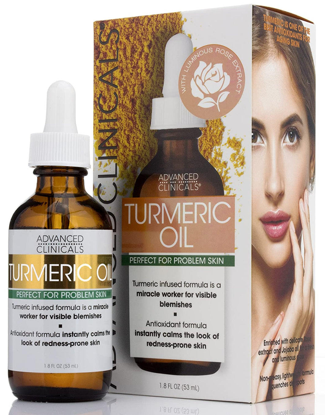 Advanced Clinicals Turmeric Facial Oil
