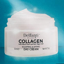 Load image into Gallery viewer, Delfanti Collagen Day Cream with black pearl and red algae gel
