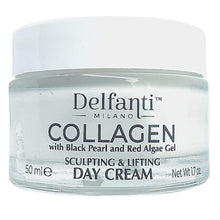Load image into Gallery viewer, Delfanti Collagen Day Cream with black pearl and red algae gel
