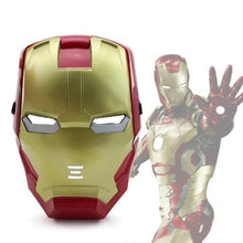 Load image into Gallery viewer, Kids Iron Man mask with glowing effect
