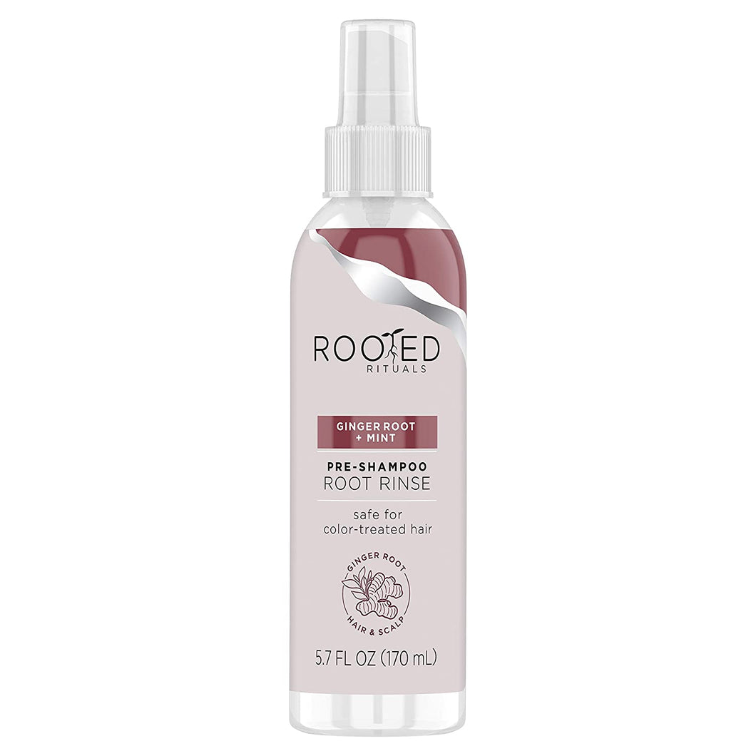 Rooted Rituals Pre-Shampoo Root Rinse with Ginger Root + mint