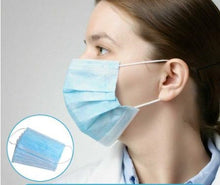 Load image into Gallery viewer, Individually wrapped Hospital Face Mask - 50 pcs
