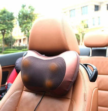 Load image into Gallery viewer, Car and home Shiatsu neck and back massage pillow
