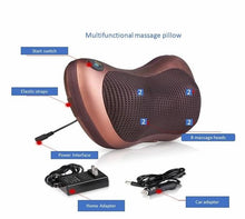 Load image into Gallery viewer, Car and home Shiatsu neck and back massage pillow
